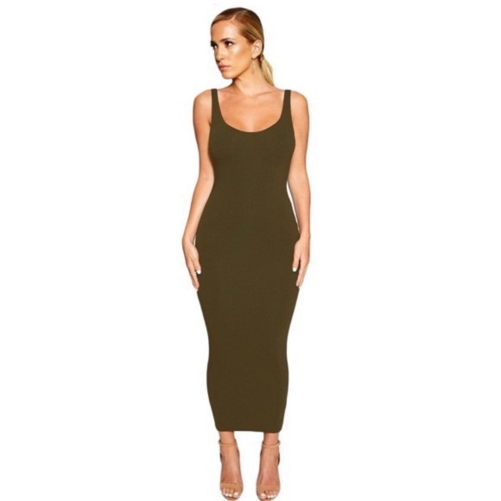 Naked Wardrobe Hourglass Midi Dress